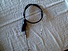 1976-1985 Front Brake Cable w/Black Outer Casing