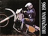 1986 MODELS, 6 PAGES, SALES BROCHURE