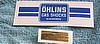 1985-88 OHLINS SINGLE SHOCK DECAL SET